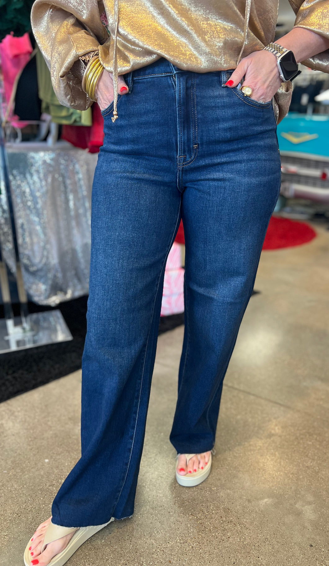 High Rise Denim Jean