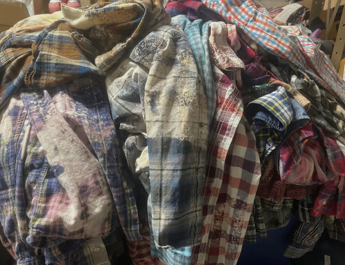 Bleached Flannel Shirt