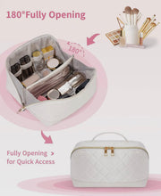 Load image into Gallery viewer, Quilted Makeup Bag