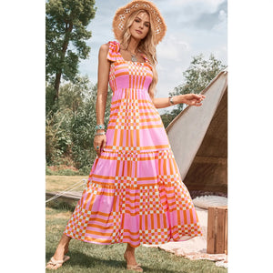 Gingham Maxi Dress