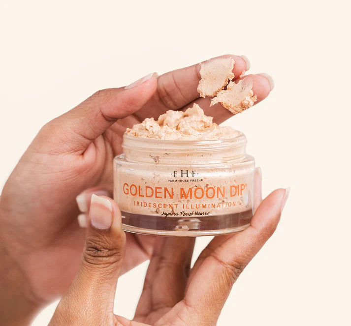 FHF Mini Golden Moon Dip Iridescent Facial Mousse
