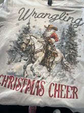 Load image into Gallery viewer, Wrangling Christmas Cheer Bling T-Shirt