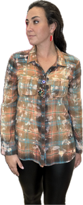 Aratta Jewled Top Blue