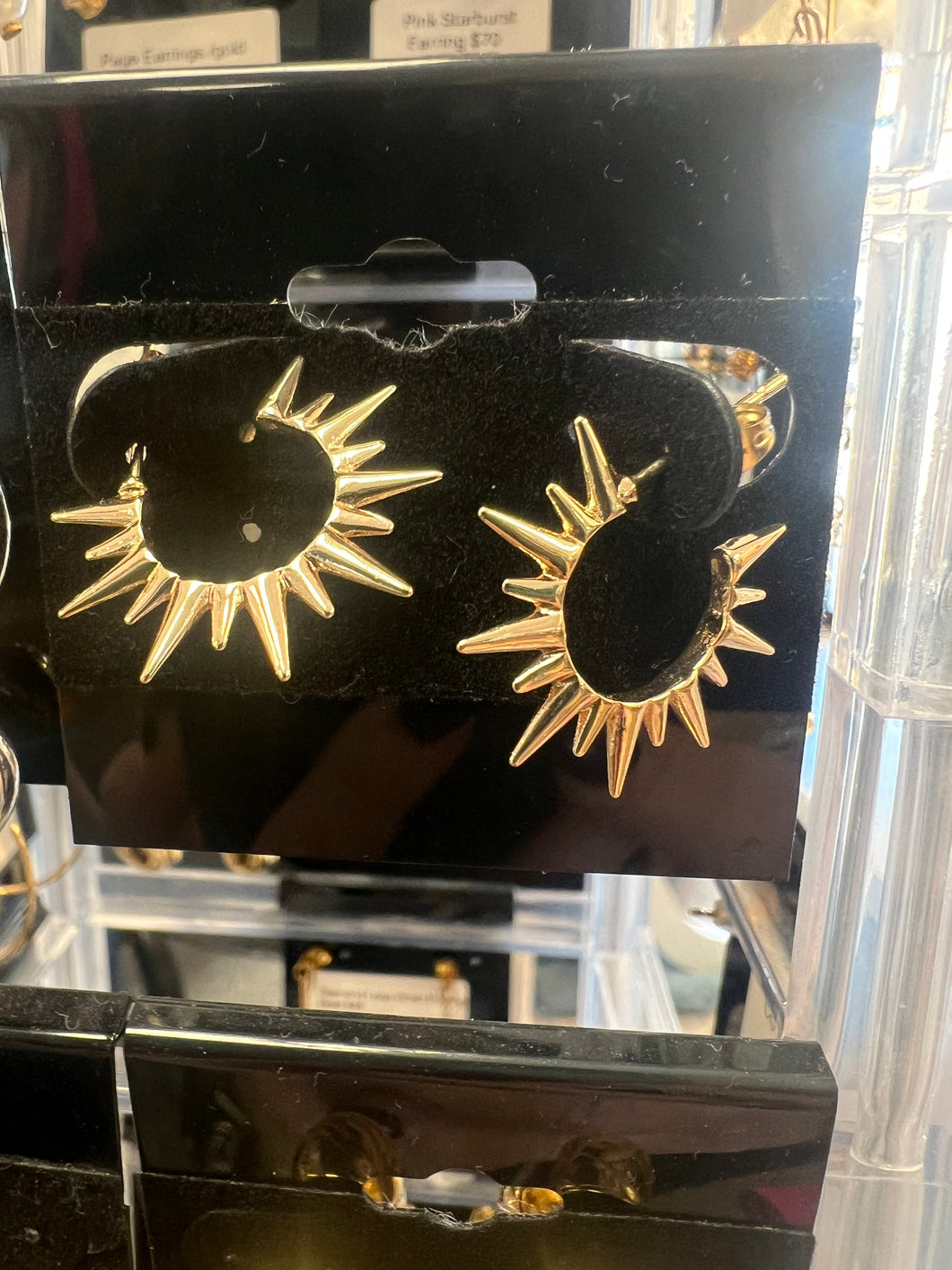 Earrings Starburst Dainty