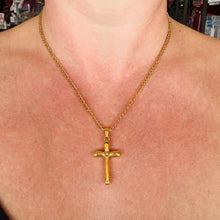 Load image into Gallery viewer, Cross Necklace Gold