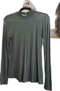 Mock Neck Long Sleeve Top