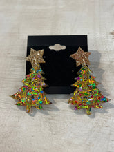 Load image into Gallery viewer, Christmas Tree Earrings