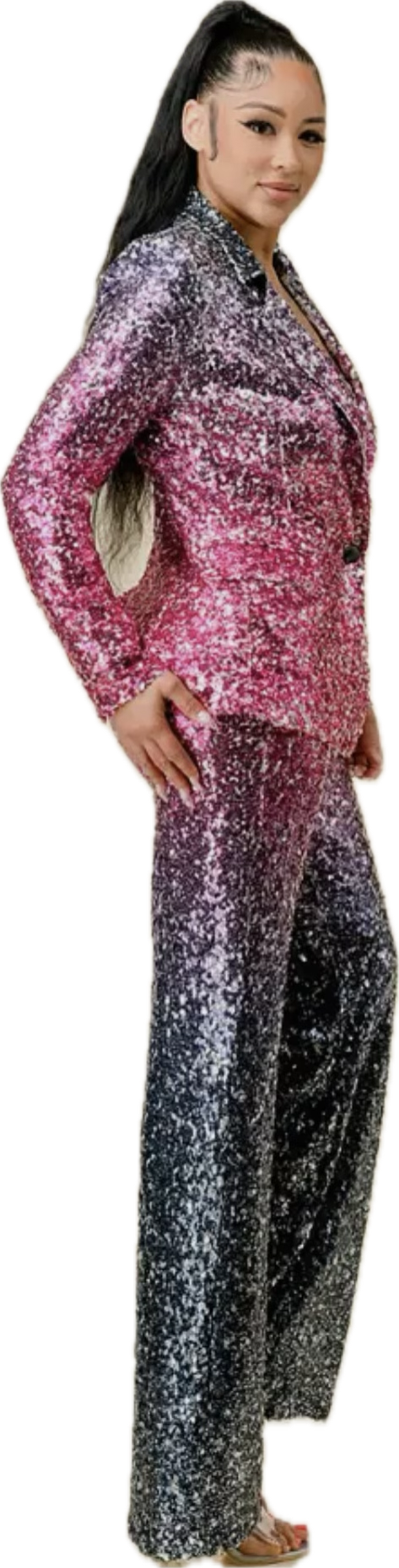 Sequin Ombré Pant