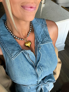 Chunky Heart Necklace
