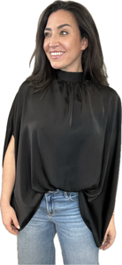 Black Bow Tie Top