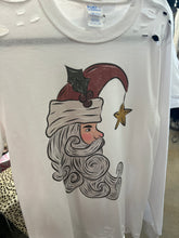 Load image into Gallery viewer, Ripped Santa Long Sleeve Tee