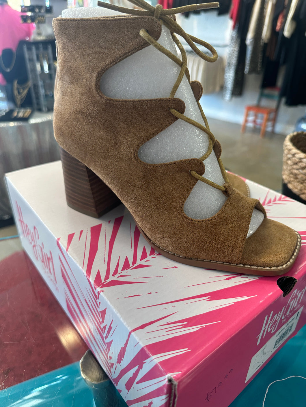 Corkys Wally Camel Suede