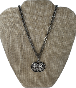 Erin Knight Designs Horse Heads 3D Necklace