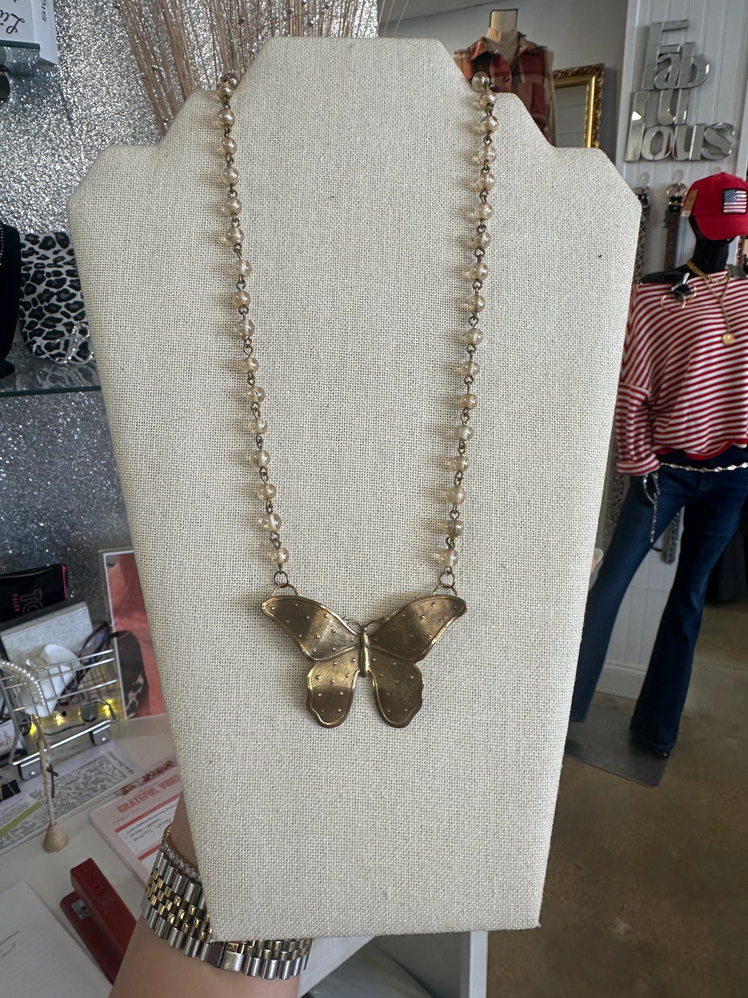 Erin Knight Designs Butterfly Necklace