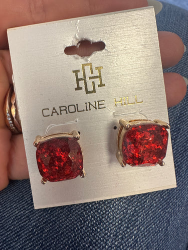 Caroline Hill Glitter Studs
