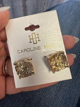 Load image into Gallery viewer, Caroline Hill Glitter Studs