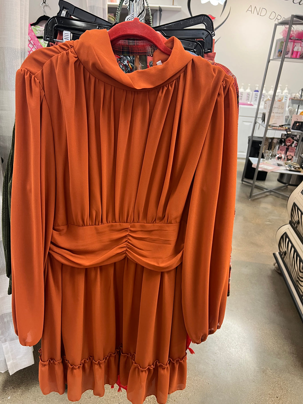 Rust Lily Dress XL