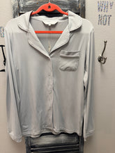 Load image into Gallery viewer, Button Up Pajama Sleep Shirt