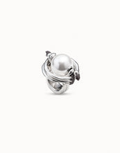Load image into Gallery viewer, Unode50 Large Pearl Ring Silver
