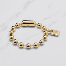 Load image into Gallery viewer, Unode50 Gold Beaded Bracelet Medium