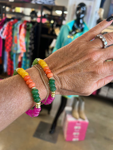 JT Multicolor Beaded Bracelet
