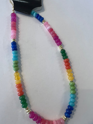 JT Multicolor Beaded Necklace
