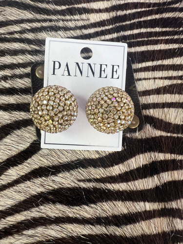 Gold Ball Earrings
