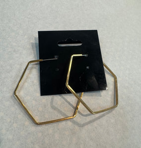 Hexagon Earrings
