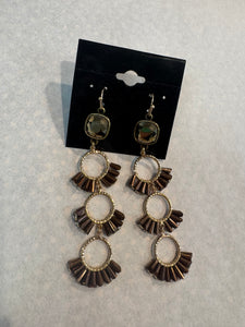 Drop Earrings Bronze