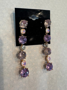 Rhinestone Drop Earrings