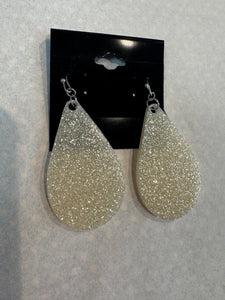Randan White Earrings