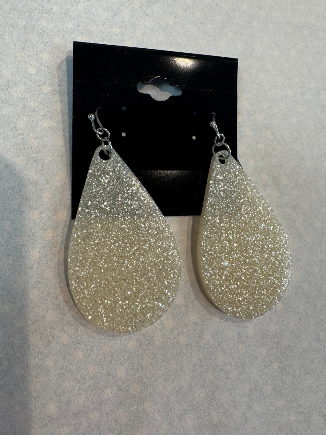 Randan White Earrings