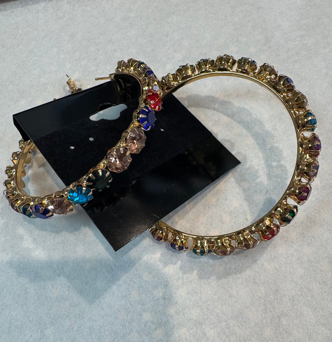The Rhinestone Hoops