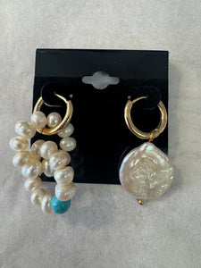 Mix Match Pearl Earrings