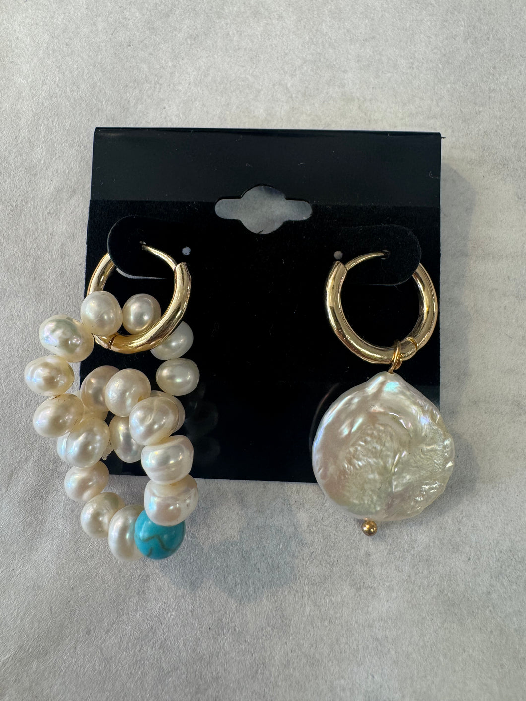 Mix Match Pearl Earrings