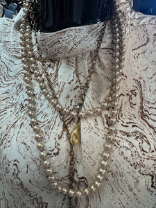 Brown Pearl Necklace