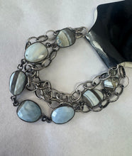 Load image into Gallery viewer, Hypno Bracelet Silver Blue Opal