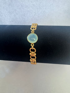 Luxe-B Bracelet Gold with Stone