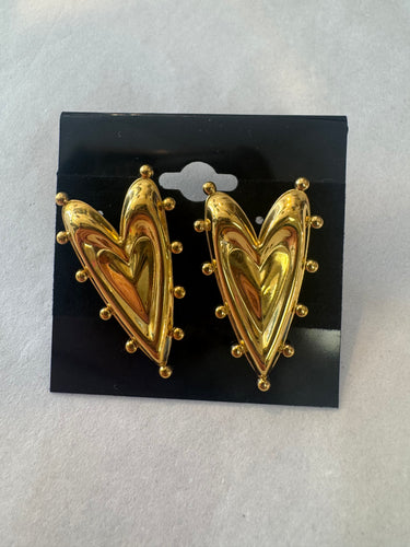 Heart Bead Earrings