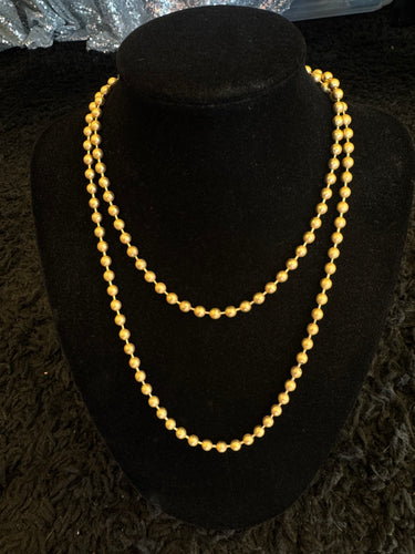 Bliss Necklace Gold Bead