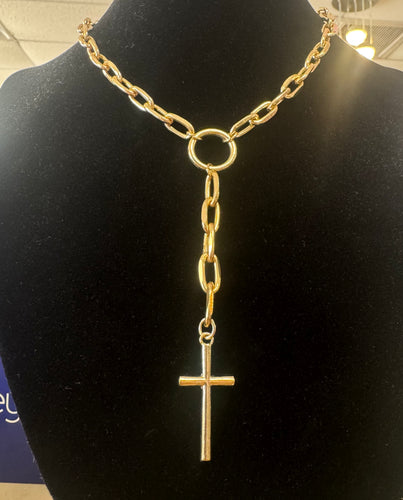 Gold Cross Necklace