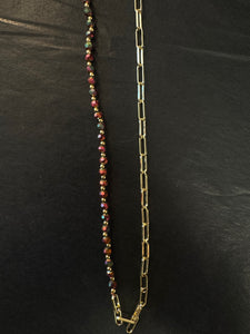 Multicolor Gold Necklace
