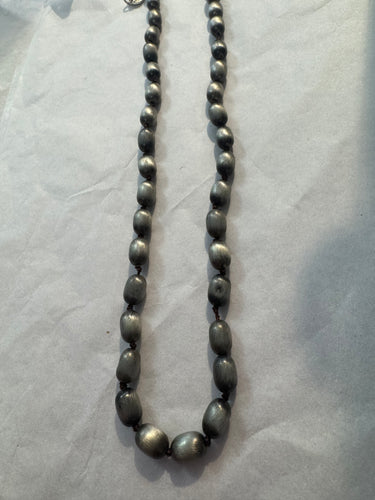 Short Grey Pearl Necklace