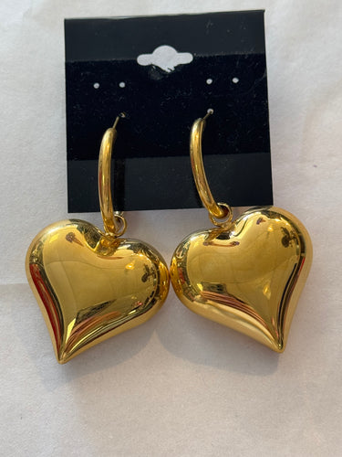 Bubble Heart Earrings