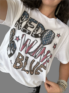 Red Wine & Blue T-Shirt