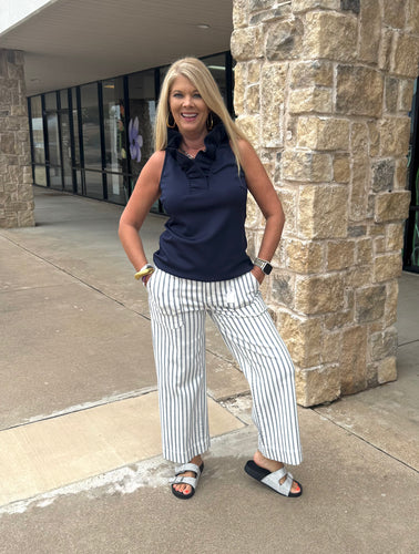 Indigo Stripe Jeans