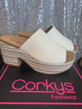 Load image into Gallery viewer, Corkys Totally Buggin Ivory Heel