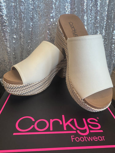 Corkys Totally Buggin Ivory Heel
