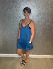Load image into Gallery viewer, Tennis Dress w Shorts (blue)