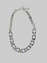 Load image into Gallery viewer, Silver Edge Crystal Chain